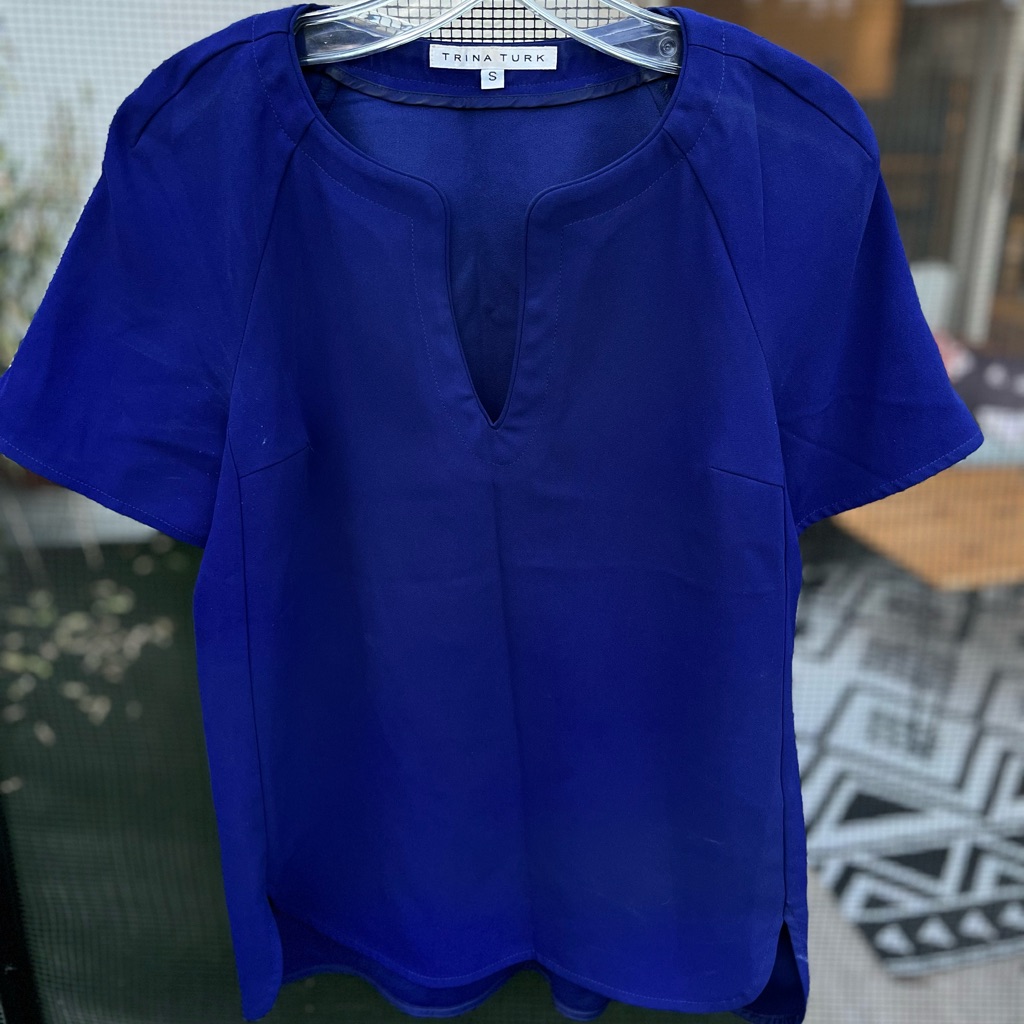 Trina Turk Deep Royal Blue Top